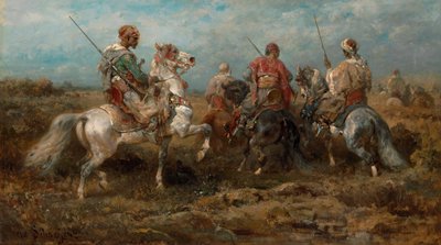 Arab Riders by Adolf Schreyer
